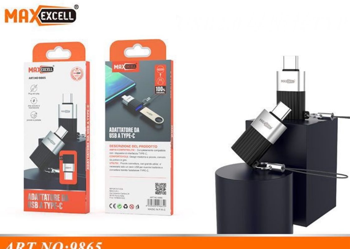 ADATTATORE DA USB A TYPE-C